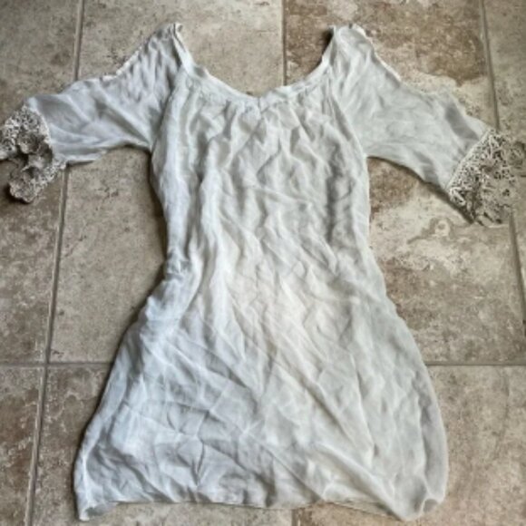 Italian Fairytale Silk Dress - Picture 1 of 4